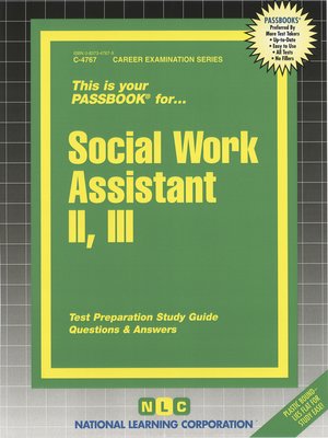 cover image of Social Work Assistant II, III